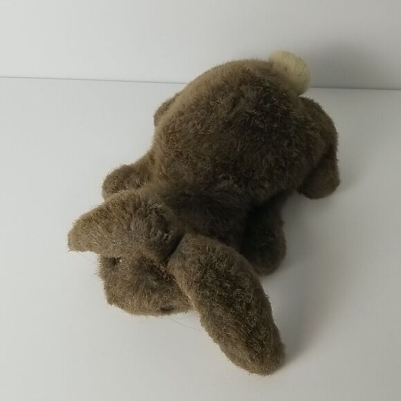 Vintage DAKIN Rabbit Hand Puppet 12in Full Body Fuzzy Brown Bunny 1985 Korea - Picture 2 of 9